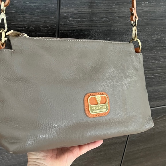 Valentina Italian Leather Taupe - Picture 3 of 16
